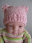 Preview: Summer baby cap with ears_pink