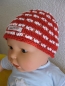 Preview: Summer baby hat red white