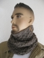 Preview: Snood for men brown heather
