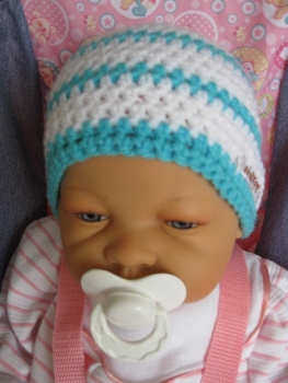 Baby Newborn cap_turquoise