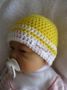 Summer Baby Newborn cap yellow