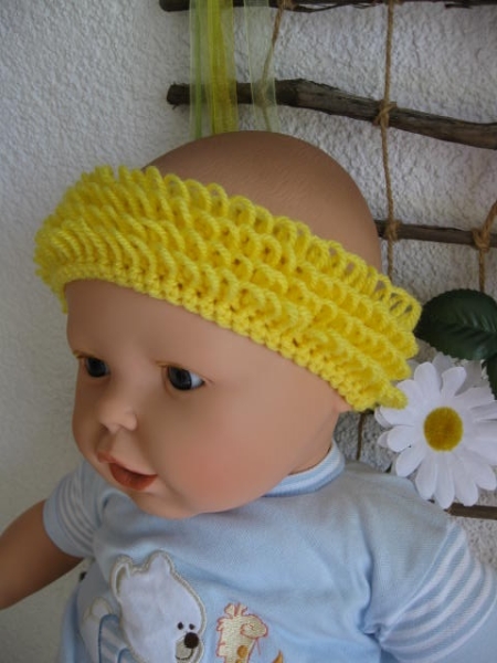 Baby-headband-yellow