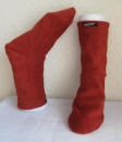 Cuddle socks-dark red