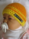 Baby Newborn cap-orange